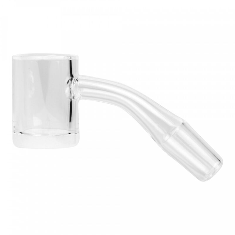 GEAR Premium Quartz Male 45 Degree Banger W/Flat Top & Opaque Bottom