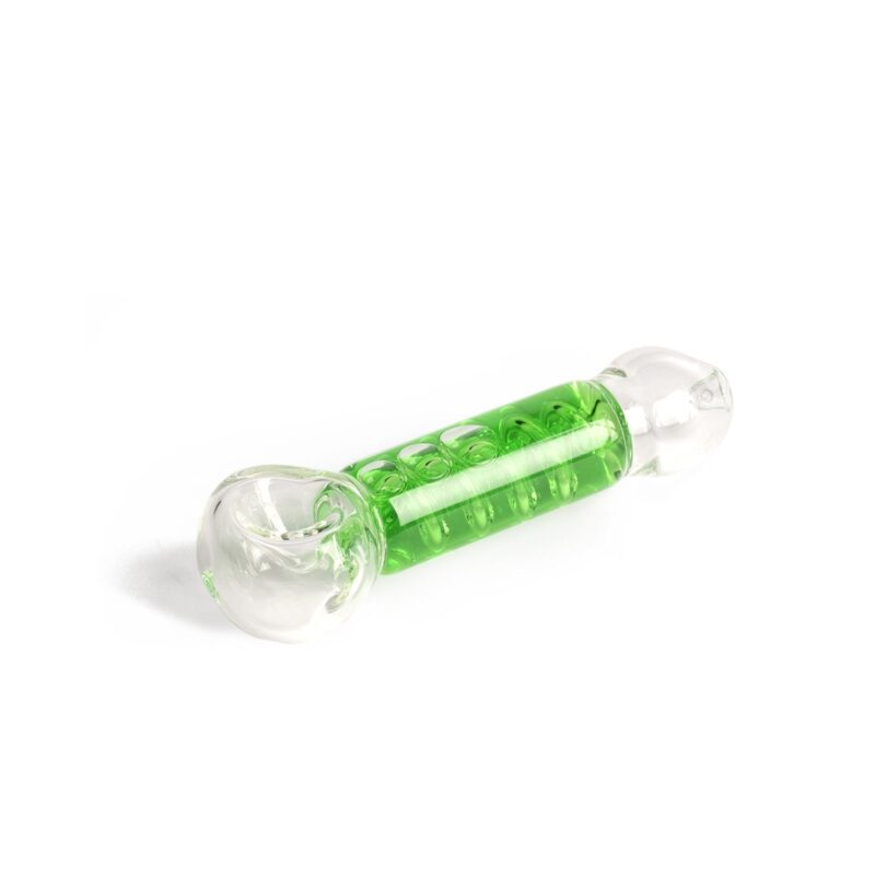 Red Eye Glass Freezer Coil Hand Pipe