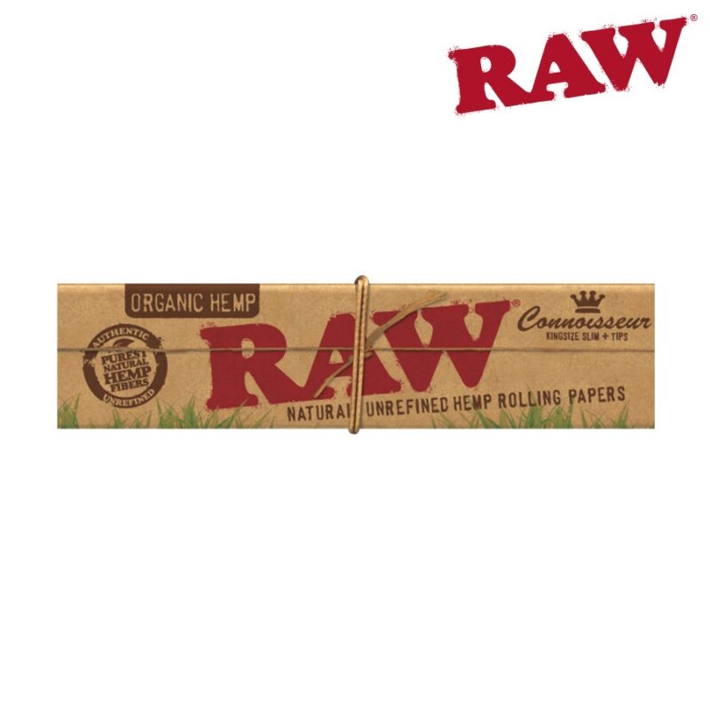 Raw Organic Hemp KS Slim Connoisseur w/Tips