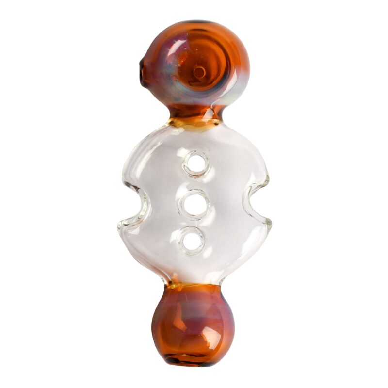 Red Eye Glass 4.5" Swiss Disc Hand Pipe