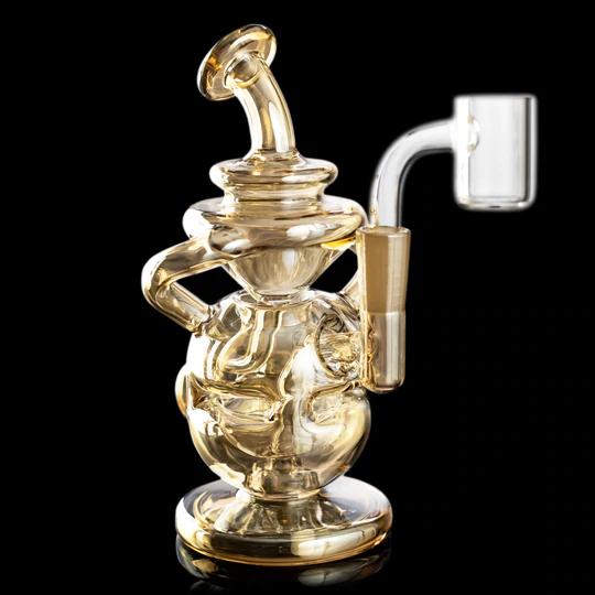 Mj Arsenal Infinity Mini Rig - Gold - LE - BC Extract Supply