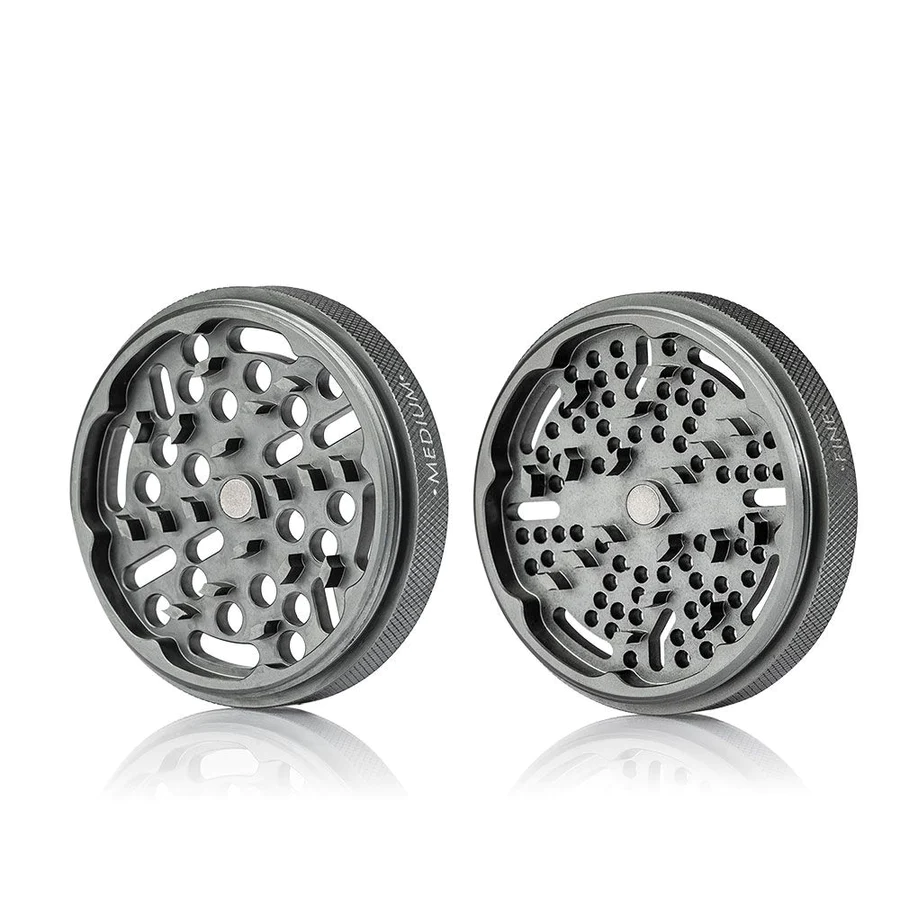 Kannastör GR8TR Jar Body Grinder 2.2" (Matte Silver) BC Extract Supply