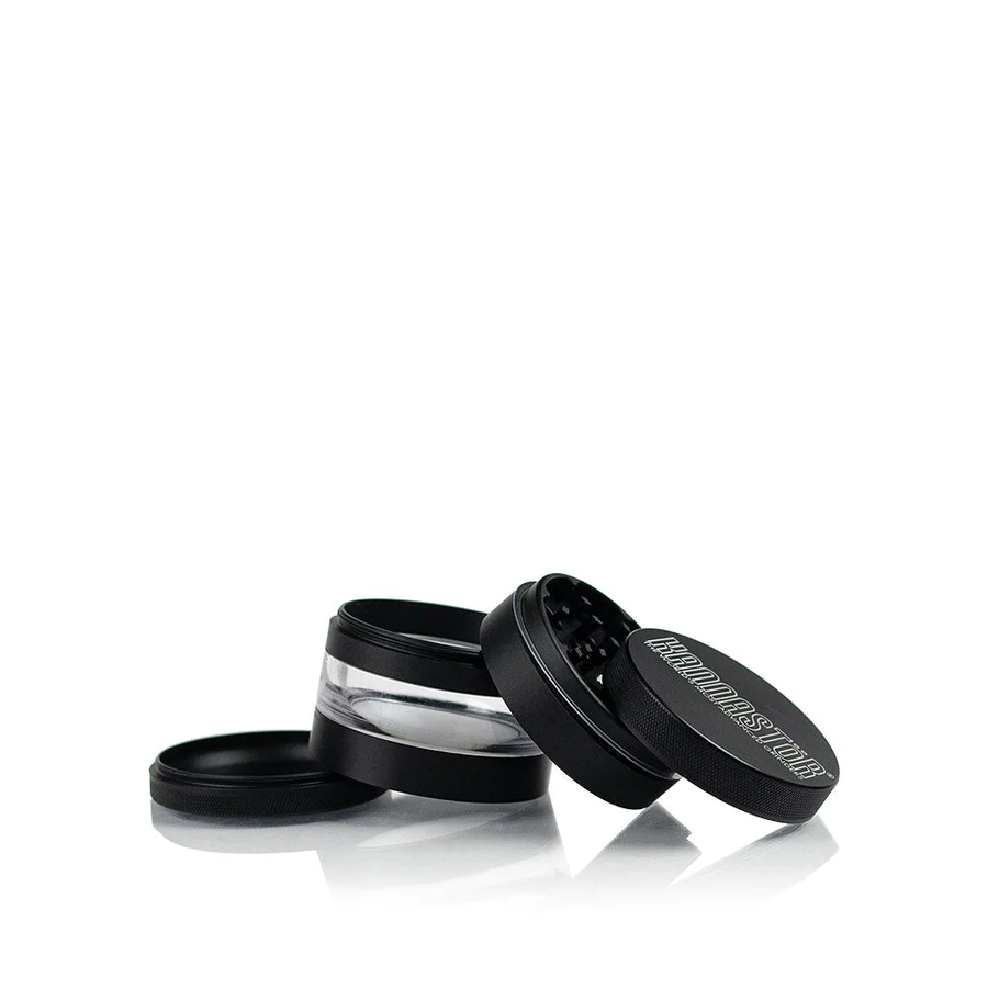Kannastör Jar Body Multi Chamber Grinder - 2.5" (Black) - Image 4